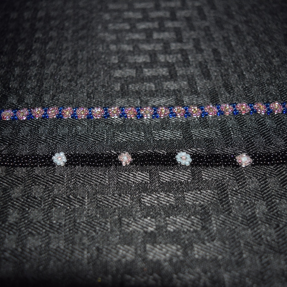 beaded floral bracelets